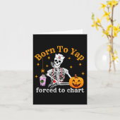 Carte Né pour bavasser forcé de cartographier Skeleton C (Fleur jaune)