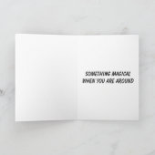 Carte Né pour être une licorne Statue Head Magical Rainb (Intérieur)