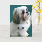 CARTE NE POUVAIT PAS ATTENDRE DE DIRE *JOLI ANNIVERSAIRE (Fleur jaune)