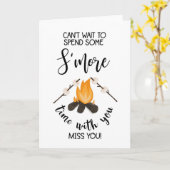 Carte ne pouvez pas attendre de passer plus de temps ave (Fleur jaune)