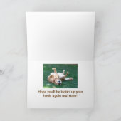 Carte Ne se sentant pas bien (Intérieur)