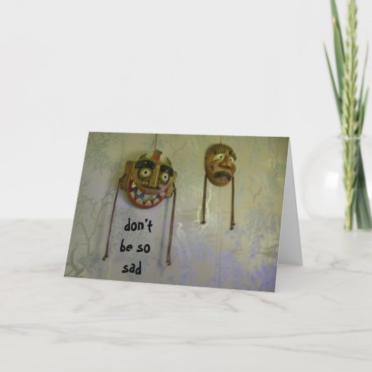 CARTE NE SOIS PAS SI TRISTE, 50E ANNIVERSAIRE (Devant)