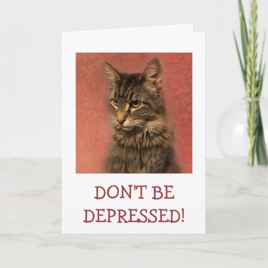 Carte Ne soyez pas déprimé, Cinquante et un fabuleux cha (Devant)