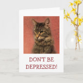 Carte Ne soyez pas déprimé, Cinquante et un fabuleux cha (Fleur jaune)