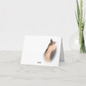 Carte Ne soyez pas un cheval, mais (Dos)