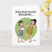 Carte Ne suez pas 38e anniversaire (Fleur jaune)