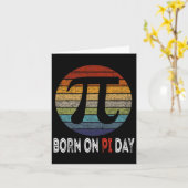 Carte Né Sur Pi Day Shirt1 (Fleur jaune)