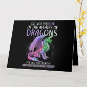 Carte Ne Vous Immiscez Pas Dans Les Affaires Des Dragons (Fleur jaune)