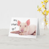 CARTE NE VOUS INQUIÉTEZ PAS CONSEILLE PIG "60" N'EST PAS (Fleur jaune)