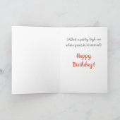 Carte Ne vous inquiétez pas - L'âge est juste un nombre (Intérieur)