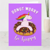 Carte Ne vous inquiétez pas soyez heureux (Devant)