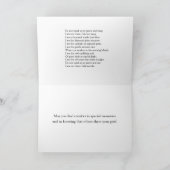 Carte Ne vous tenez pas à ma tombe et ne pleure pas, en (Intérieur)