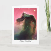 Carte Nebula à Cheval - Joyeux anniversaire (Devant)