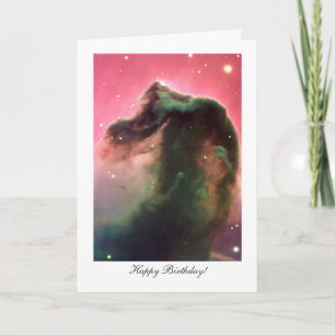 Carte Nebula à Cheval - Joyeux anniversaire