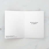 Carte nebula d'anniversaire personnalisée suédoise (Intérieur)