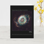 Carte Nebula NGC 6369 Le télescope Little Ghost Hubble (Fleur jaune)