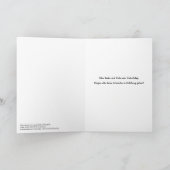 Carte nébuleuse d'anniversaire de nom personnalisé (Intérieur)