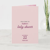 Carte Née dans la Tendresse (Devant)