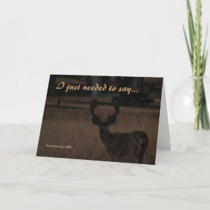 Carte Needed To Say - Customizable Card