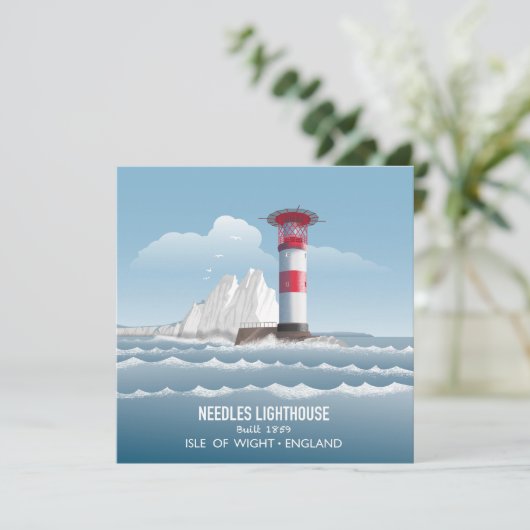 Carte Needles Lighthouse (Debout devant)