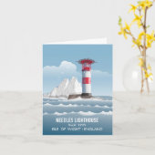 Carte Needles Lighthouse (Fleur jaune)
