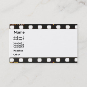 Carte négative de profil