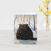 Carte Neige (Fleur jaune)