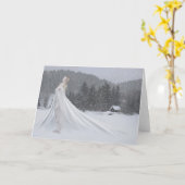 Carte Neige (Fleur jaune)