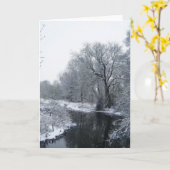 Carte Neige (Fleur jaune)