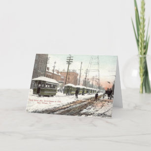 Carte Neige 1895 de St de canal de la Nouvelle-Orléans