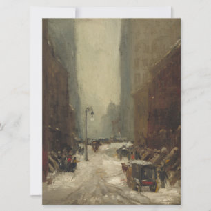 Carte Neige à New York (hiver à New York)