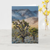 Carte Neige dans la vallée de la mort (Fleur jaune)