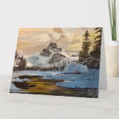 Carte Neige dans les Rocheuses, par Gary Poling (Devant)