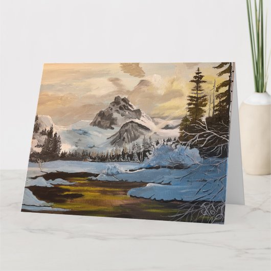 Carte Neige dans les Rocheuses, par Gary Poling (Devant)