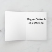 Carte Neige de Noël Noël (Intérieur)