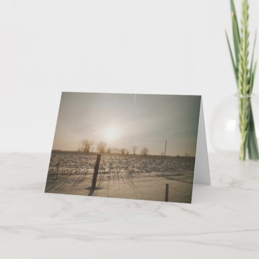 Carte Neige hivernale (Devant)