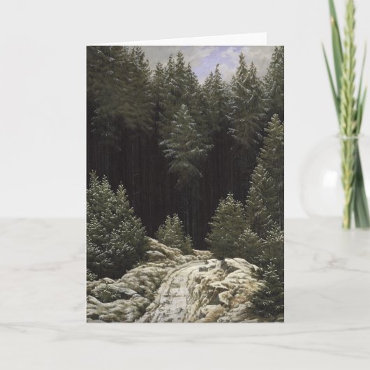 Carte Neige précoce, vers 1828 (Devant)