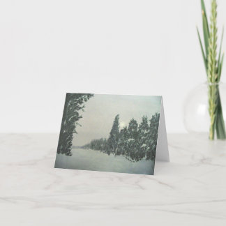 Carte Neige sur la traînée de Gunflint