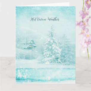 Carte Neiges De Noël En Cacao Chaud Météo