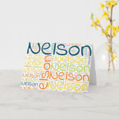 Carte Nelson (Fleur jaune)