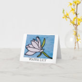 Carte Nénuphar (Fleur jaune)