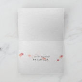 Carte nénuphar blanc sympathique avec des caleçons (Intérieur)