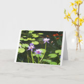 Carte Nénuphars (Fleur jaune)