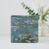 Carte Nénuphars de Claude Monet, Fleurs Vintages (Debout devant)