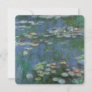Carte Nénuphars de Claude Monet, Fleurs Vintages