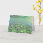 Carte Nénuphars de Claude Monet, Impressionnisme Vintage (Fleur jaune)