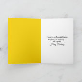 Carte Nénuphars et Trillium d'anniversaire (Intérieur)