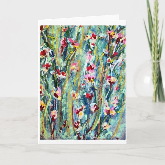 Carte N'envoyez pas simplement une carte, envoient l'art (Devant)