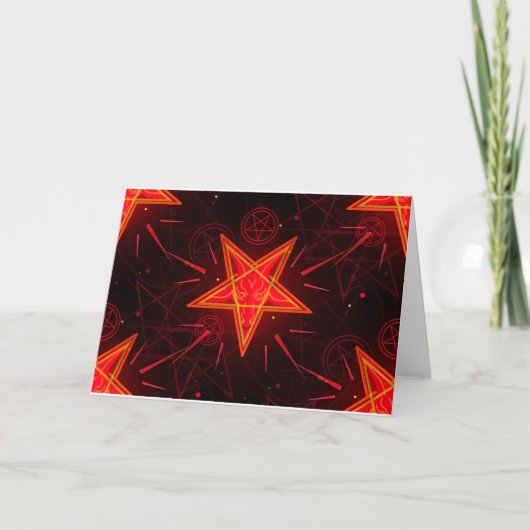 Carte néon démon (Devant)