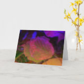 Carte Neon Fall (Fleur jaune)